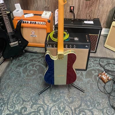 Fender Buck Owens Telecaster 1998 First Run - Red, Silver & Blue Sparkle image 8