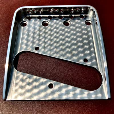 Van Dyke-Harms Hybrid Telecaster Bridge, Engine Turned 2023 - Engine Turned image 2