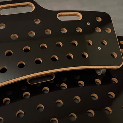 Holeyboard Pedalboards 2 Tier Wooden Pedalboard image 5