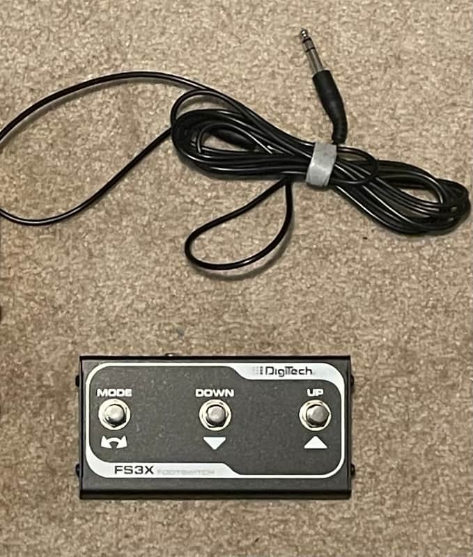DigiTech FS3X 3 Button Footswitch 2005 - Present - Black