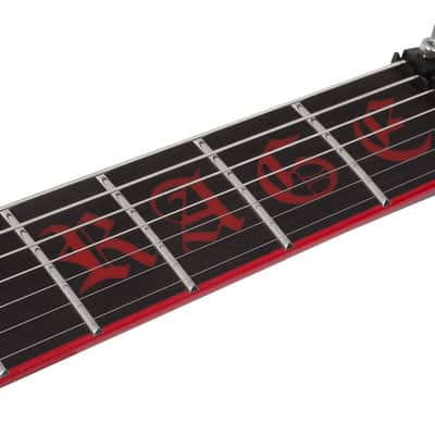 Schecter Sullivan King Banshee-7 FR-S Electric Guitar. Obsidian Blood image 7