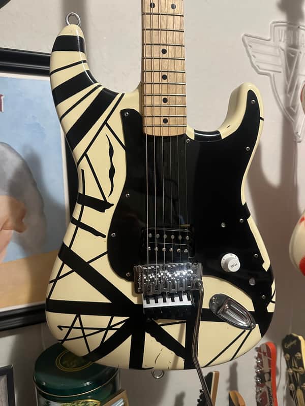 Frankenstrat/Frankenstein Black and White Replica Custom - Amateur image 1