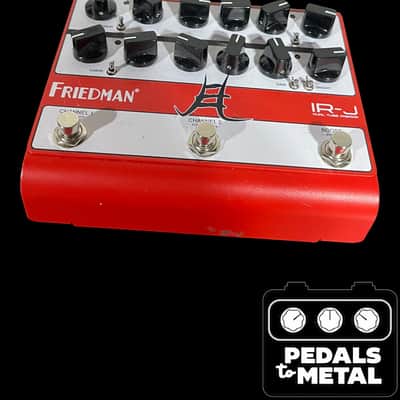 Friedman IR-J Jake E. Lee Signature Dual Tube Preamp 2024 - Present - Red / White X16380 image 2