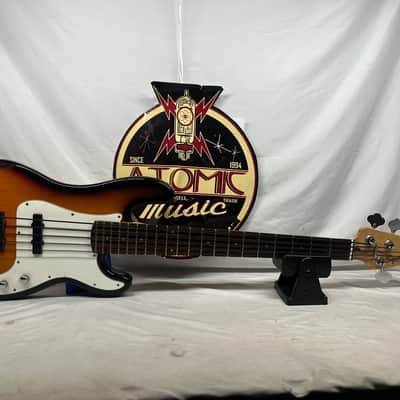 Squier P-Bass Precision Bass Special-5 5-String Electric Bass - Brown Sunburst image 1