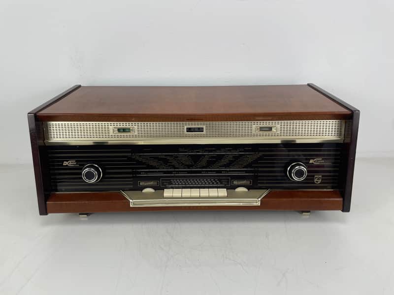Philips - B7X94A - Tube Radio - Bi-Ampli - Serviced (Cleaned/Tubes Replaced) image 1