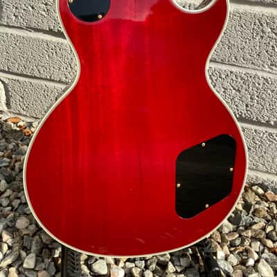 Gibson Custom Shop, Les Paul Custom, Translucent Red, 2000s image 4