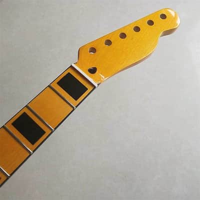 Yellow Glossy Finish Guitar Telecaster Tele Style Maple Neck image 8