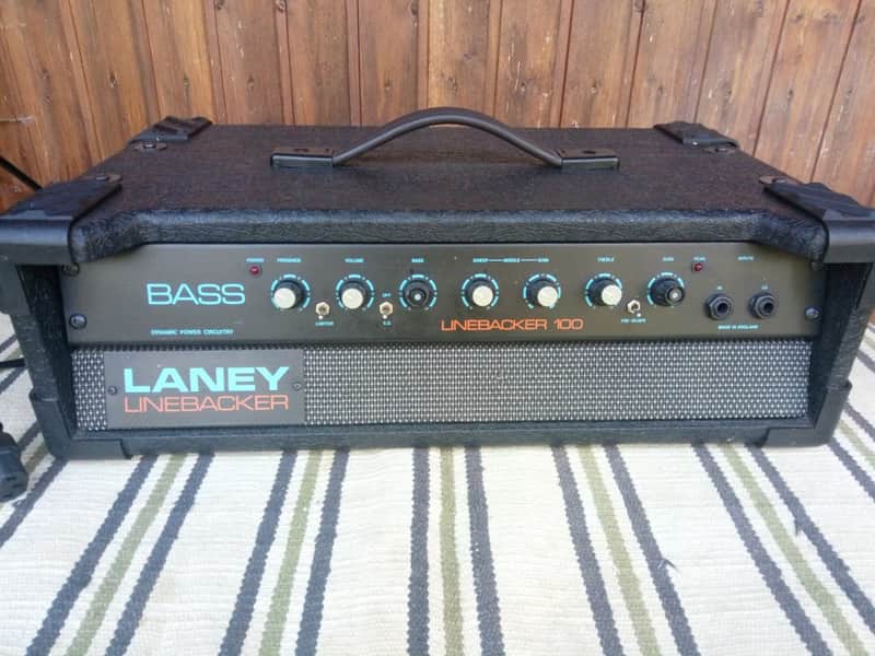 Laney Linebacker 100 BASS ca. 1993 - schwarz - black image 1