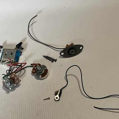 2009 Ibanez RG5EX1 RG Series Guitar Factory Electronics Wiring, Volume Tone Pot Jack image 1