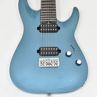 Schecter AM-7 Aaron Marshall Guitar Cobalt Slate B-Stock 2496 image 2
