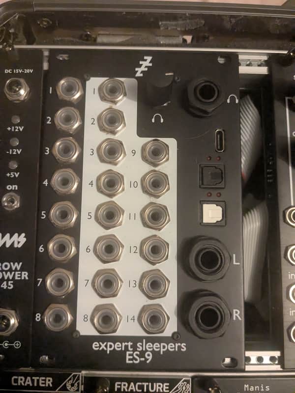 Expert Sleepers ES-9 USB Interface Eurorack Synth Module 2020 - Present - Black image 1