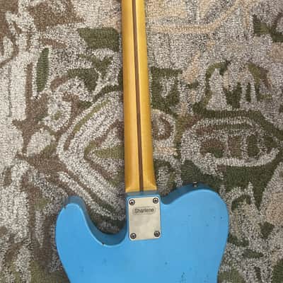 LSL T Bone Tele Masterbuilt By Chris Fleming Lake Arrowhead Blue image 7