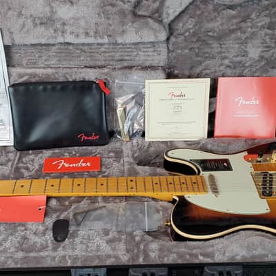 Fender 75th Anniversary American Professional II Custom Telecaster Electric Guitar 2-color Sunburst 359 image 15