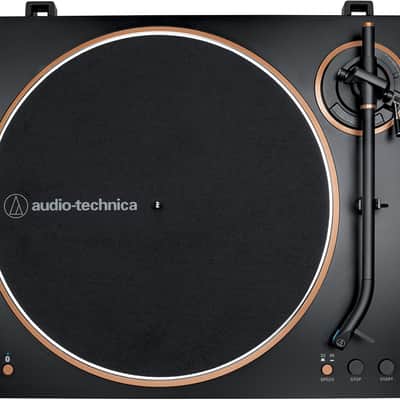 Audio-Technica #AT-LP70XBT-BZ Fully Automatic Bluetooth Enabled Belt-Driven Turntable - Black and Bronze ATLP70XBT imagen 7