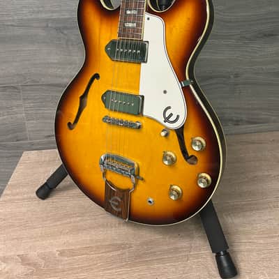 1967 Epiphone Casino E230TD Hollowbody Electric Guitar w/ Tremotone Vibrola And Case #2842 image 4