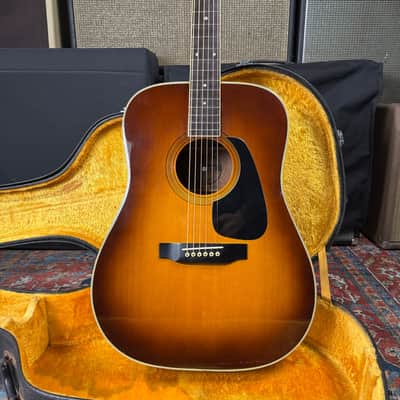 Morris MV701 Vanguard Solid Top Sunburst Wide Nut Made in Japan