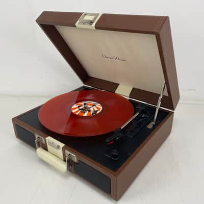 Classic Phono (Lenco) - TT-33 Brown - Portable Phono Suitcase - Speakers Built-In image 3