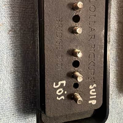 Lollar P90 bridge pickup 50s wind - Black/cream image 4