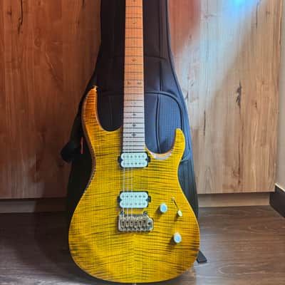 Kiesel DC600X 2023 - Vintage Yellow w/ *INSANE* Mastergrade Flame Maple Top and Fingerboard image 23