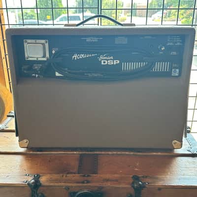 (18168) Fender Acoustasonic Junior DSP 2-Channel 2 x 40-Watt 2x8" Acoustic Guitar Amp with Onboard Effects 2004 - 2011 - Brown image 2