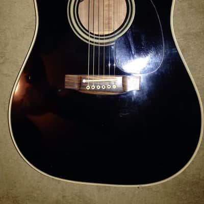 TAKAMINE EF-341SC 1994 Black acoustic electric guitar made in japan image 3