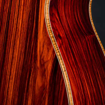 Bourgeois 000 Cutaway Large Soundhole Custom Cocobolo and Bearclaw Adirondack Spruce NEW image 20