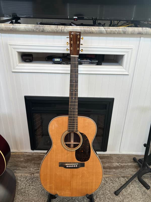 Martin 000-28 Short Scale Modern Deluxe Sitka Spruce / Rosewood OM 2019 - Present - Natural image 1