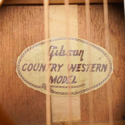 1965 Gibson Country Western SJN Dreadnought Guitar (VIDEO! Fresh Work, Ready) image 18