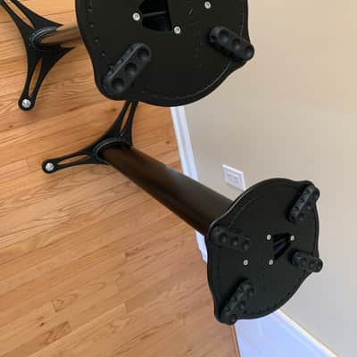 Ultimate Support MS90/45B Monitor Stands (Pair) 2010s - Black image 8