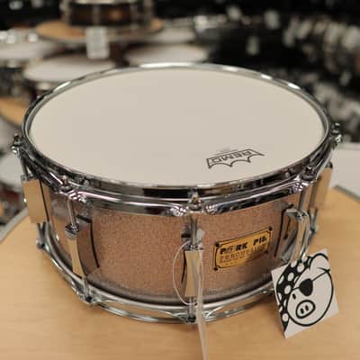 Pork Pie 6.5x14" Mahogany/ Gum/ Mahogany Snare Drum (Everything Sparkle) image 2