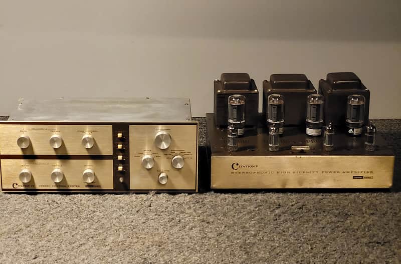 Vintage Harman Kardon Citation IV and V 1970's - Brown/Gold image 1