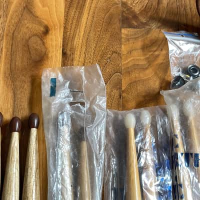 Pro Mark Vintage Drumstick Stick Bag 70s-80s Est. - Brown with 5 Pairs of Drumsticks Pro-Mark Vic Firth image 9