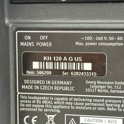 Pair of Neumann KH120A Powered Studio Monitor Speakers image 12
