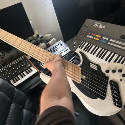 Dingwall NG3 Stainless Frets Upgrade "Nolly" Getgood Signature 6-String 2014 - 2020 - Ducati Pearl White image 6