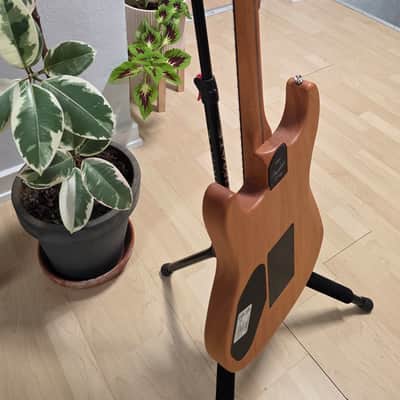 Fender American Acoustasonic Stratocaster 2020 BRAND NEW Sunburst Mahogany Body Spruce Top Semi-Hollow Body USA Fishman Piezo Noiseless Pickup Acoustic-Electric Guitar image 17