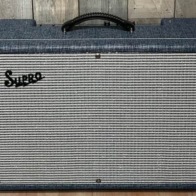 Dead Mint Supro 1968RK Keeley Custom 25-Watt 1x12" Guitar Combo Blue Rhino image 1