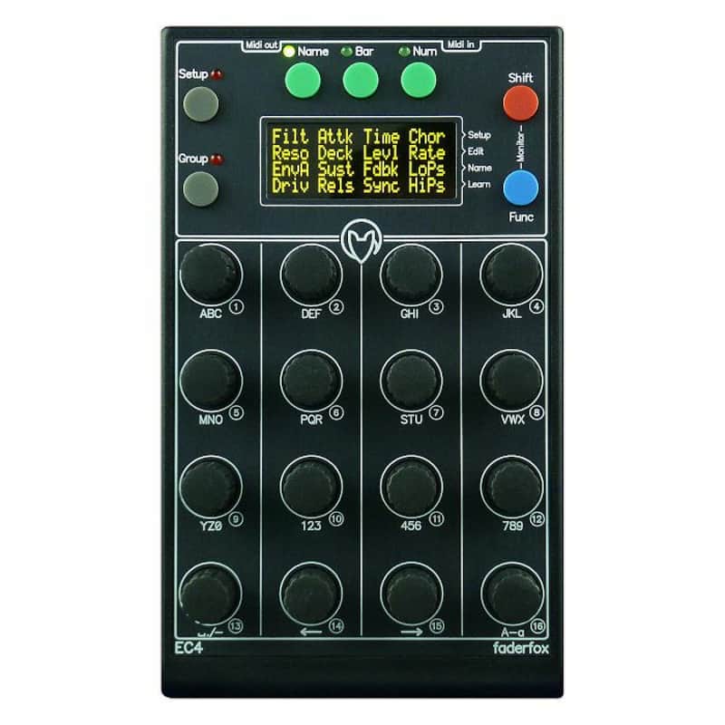 Faderfox Micromodul EC4 Encoder USB MIDI Controller image 1