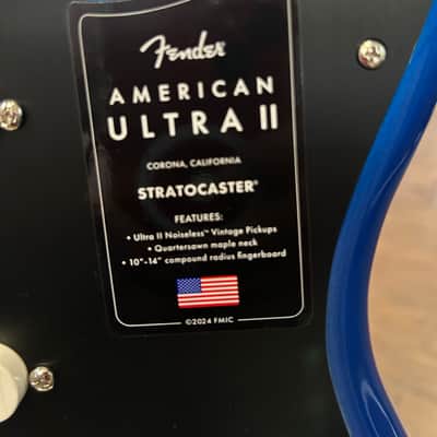 Fender Ultra II Stratocaster 2024 - Noble Blue/ 8lbs. 2.6oz. #US240031741 image 9
