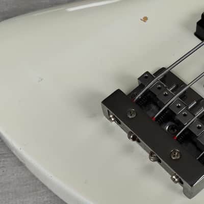 1985 BC Rich Japan NJ Series Mockingbird Bass w/Varitone (Aged White) image 3