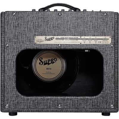 Supro Black Magick Reverb 25W 1x12 Tube Guitar Combo Amp Regular image 5