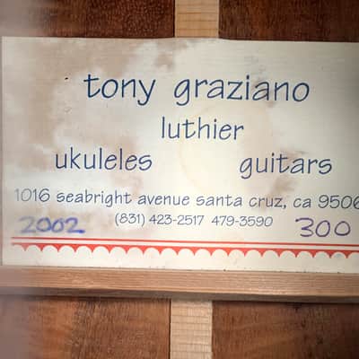 Tony Graziano Koa Pineapple Tenor Ukulele image 16