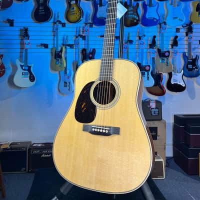Martin HD-28L Lefty Standard Series Acoustic Guitar Natural with Aging Toner (2025) 466! image 5