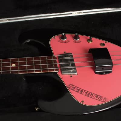 Wandre Etrurian II Solid Body Electric Bass Guitar (1965), molded plastic hard shell case. image 12