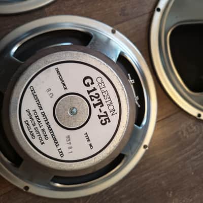Celestion G12T-75 White Label 1987 T3781 Quad image 11