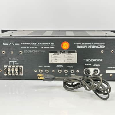Vintage SAE 8000 Mark VIII FM Stereo Digital Tuner image 8