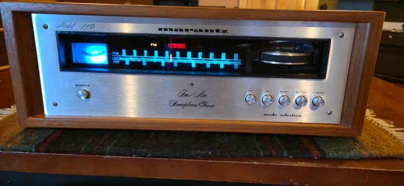 Beautiful Marantz 110 and New Custom Walnut Cabinet image 1