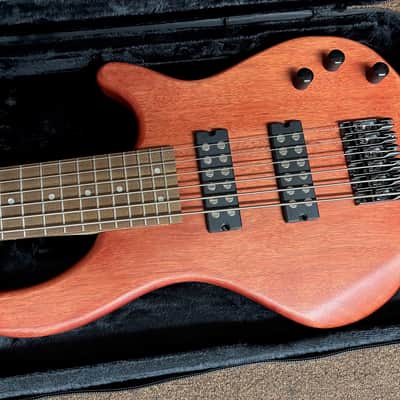 DEAN Edge 1 6-string BASS guitar NEW Vintage Mahogany w/ Light CASE B-stock NO stamp image 3