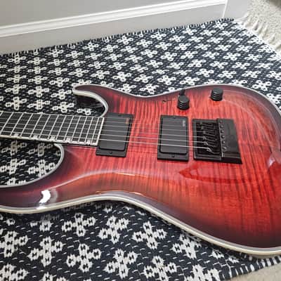 ESP LTD MH-1000 Evertune Dark Brown Sunburst w/Gator Transit Bag image 2