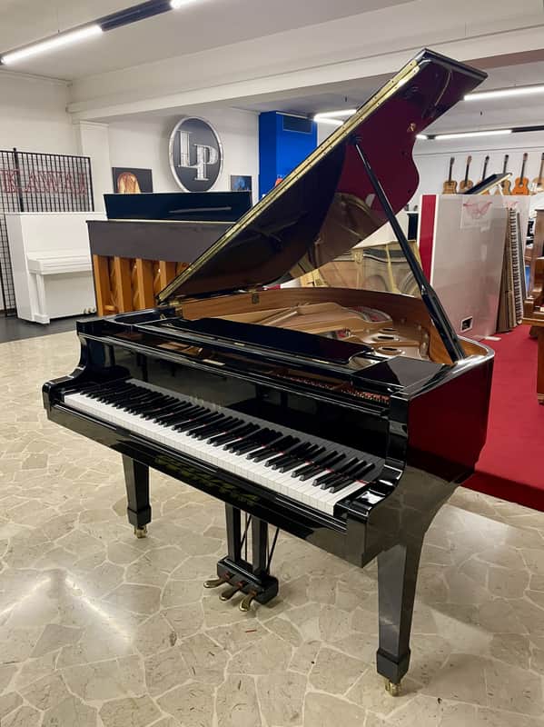Yamaha C1 PIANOFORTE MEZZA CODA NERO image 1