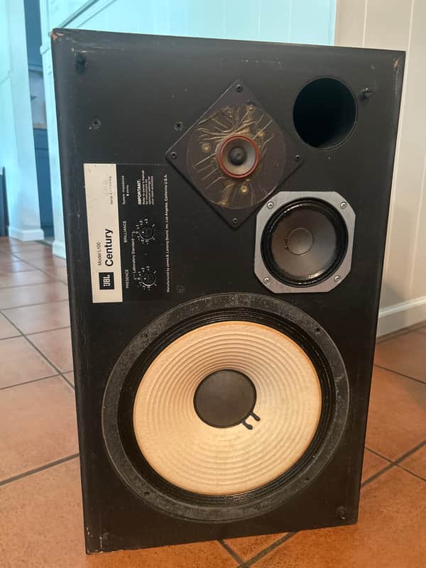 JBL L100 Century 1973-1974 - Black ( painted by previous owner ) image 1